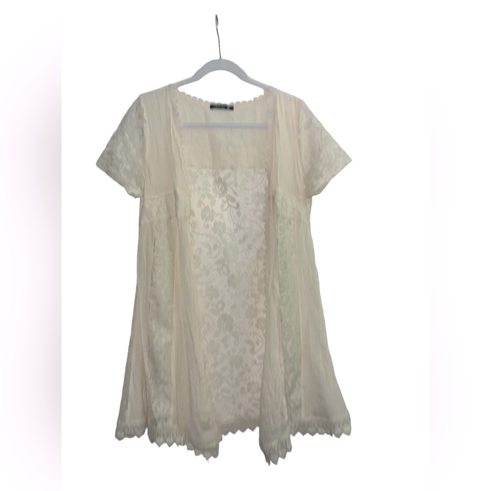 Adorn Lace Bohemian Tunic. Size Large. Y2K - Picture 4 of 8